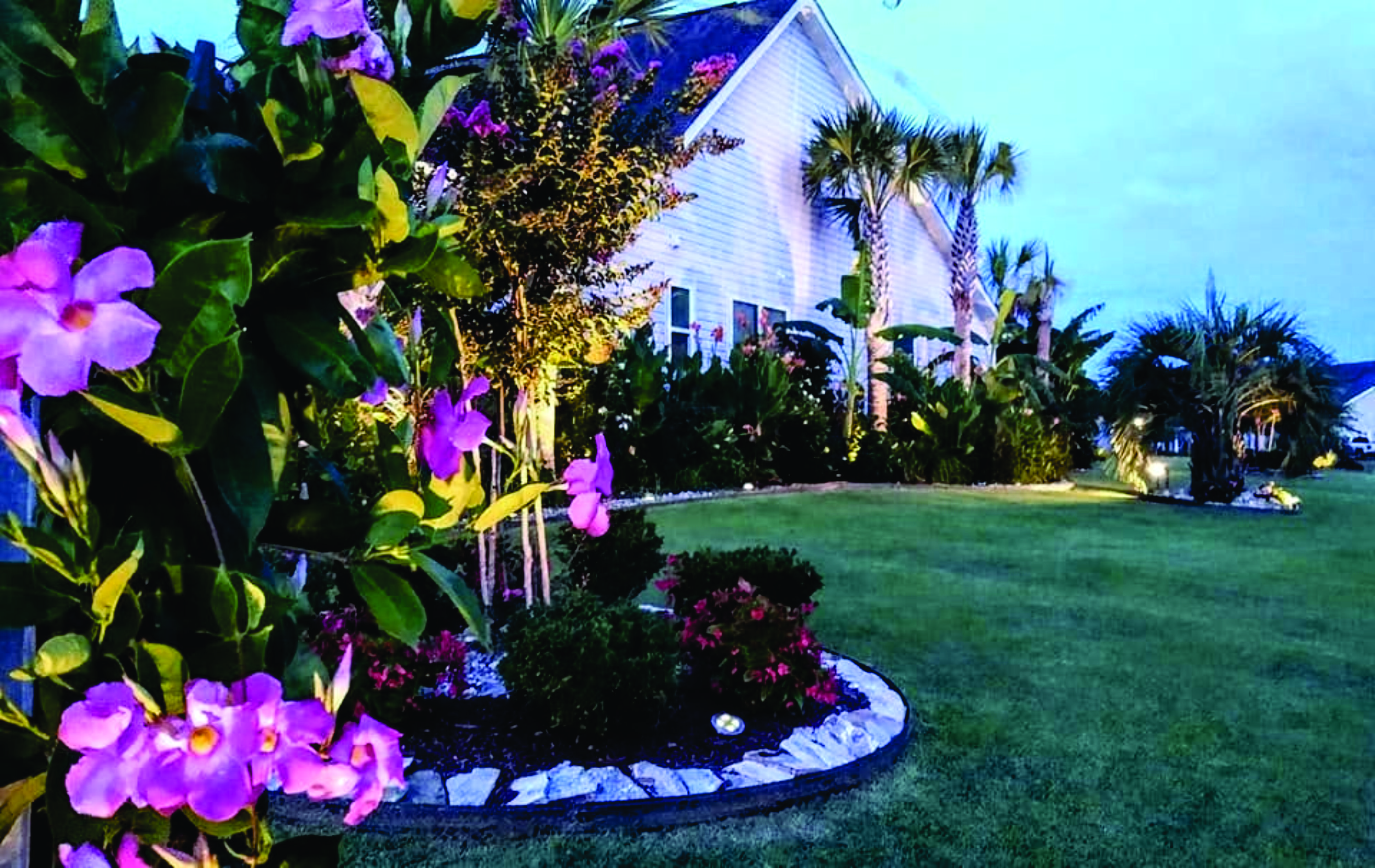 Artificial turf and landscape installation